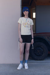 WITTY BUNNY VINTAGE GRAPHIC T-SHIRT [OATMEAL]