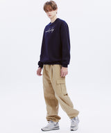 ワイドコットンカーゴパンツ / WIDE COTTON CARGO PANTS - BEIGE