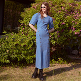 ボタンステッチラインドレス / Button Stitch Line Dress