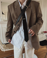 セレーナチェックブレザー / Selena check blazer (1 color)