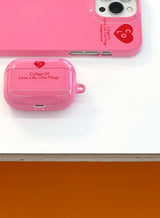 ハートロゴエアポッズケース/Heart Logo Airpods Case (3color)