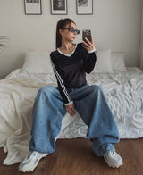 (ユニセックス) ゲットーマキシワイドデニム / (UNISEX) Getto Maxi Wide Denim