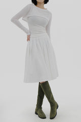 フレンチプリーツミディスカート / French Pleated Midi Skirt (3color)