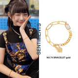 no.74ブレスレット / no.74 bracelet gold ive 怜 | REI | レイ pick