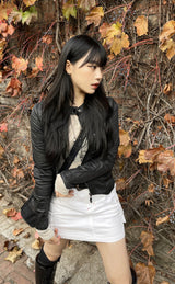 Vintage spandex rider jacket