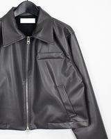 ミンクレザージャケット/Mink Leather Jacket (2color)