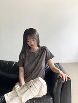 ポケットコットンロングワイドカーゴパンツ / Pruto Pocket Cotton Long Wide Cargo Pants