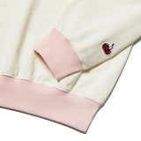 チェリーケーキグラフィックポイントスウェットシャツ／CHERRY CAKE GRAPHIC RIB POINT SWEATSHIRT [IVORY]