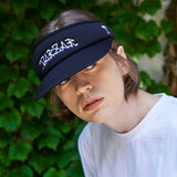 Palm Tree Logo Sun Cap Black