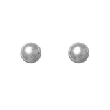 14k gold Simple ball earring silver