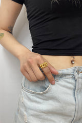 no.35リング / no.35 ring gold (freesize)