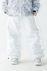 WDフューチャーリフレクティブトラックパンツ / BSR2223FWPT040 WD FUTURE REFLECTIVE TRACK PANTS WHITE