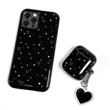ハートグリッターケース / heart glitter case