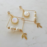 ホワイトドリームキャッチャーイヤリング / White Dream Catcher Earring (LOONA Yves Earring)