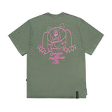22 INSANE BEAR OVERSIZED T-SHIRTS JUNGLE GREEN / DEEP PURPLE (6692809539702)
