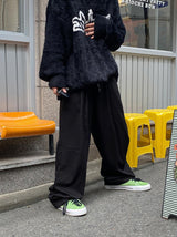 ピンタックワイドバンディングパンツ