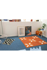 CLOVER CHECKER BLANKET / ORANGE (6660025417846)