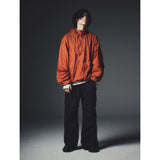 カーターダイアゴナルジップパラシュートパンツ / CARTER DIAGONAL ZIP PARASHUTE PANTS_BK