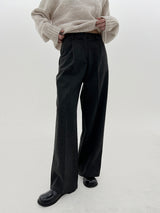 ブラッシュワンピンタックスラックス/No.5235 Brushed one-pin tuck slacks (2color)