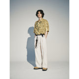 ブリーチダイングストラップシャツ / BLEACH DYEING STRAP SHIRT_YL