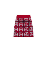 GRANNY SQUARE KNIT MINI SKIRT RED (6691438526582)