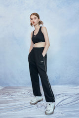 HIDE Cutting Sweat Pants (Black) (6570991648886)