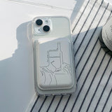 スティルライフシンプルラインマグセーフカードポケット