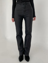コーテッドストレートパンツ/no.3387 Coated Straight Pants [ S ]