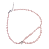 Two ways pearl necklace