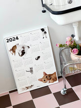 2024 CAT POSTER CALENDAR [A3]
