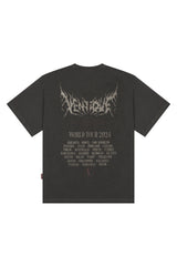 VENTIQUE ピグメントワールドツアー半袖Tシャツ