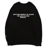 ワールドピーススウェット/CHM-089 WORLD PEACE