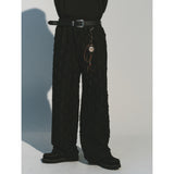 スタージャカードバンディングパンツ / STAR JACQUARD BANDING PANTS_BK