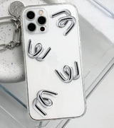メタルWオブジェクトフォーンケース / Metal W Object Phone Case