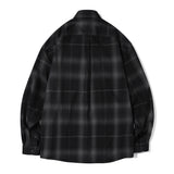 レイラベールチェックシャツ / Layla The reason for love Veiled Big Check Shirt S73 Black (6554135691382)