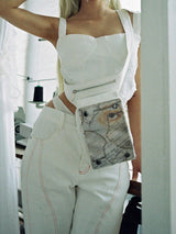 アートレスミニボディバッグ / ARTLESS MINI BODYBAG WHITE