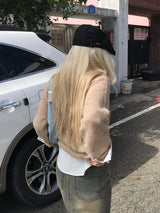 モンブラン Rネックニット