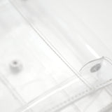 クリアpvcストラップポーチ / Clear pvc strap pouch_gliter