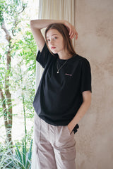 ラウンドロゴオーバーサイズTシャツ / ROUND LOGO OVERSIZED T-SHIRTS_2COLORS