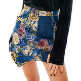 ジャカードスカート/Jacquard Skirt [Blue Rose]