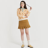 PLEATS EDGE SKIRT_BROWN (6680833917046)