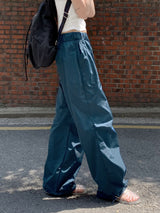 ティニャシャーリングナイロンツーウェイロングジョガーパンツ/Tinya Shirring Nylon Two-Way Long Jogger Pants