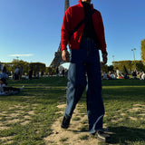 ASCLO Eiffel Wide Crack Denim