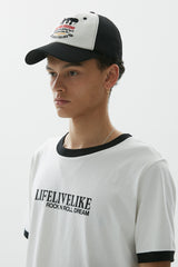 ゲットバックメッシュキャップ / Get back Mesh cap (black)