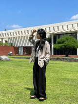 クラムストライプシャツ