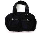 Tatoon nylon two-pocket shoulder bag