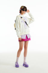 ウィティーバニープラネットエクスプローラースウェットシャツ／WITTY BUNNY PLANET EXPLORER SWEATSHIRT V1 [IVORY]