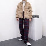 [Unisex] 2wayベルベットショートダウンジャケット