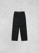 リバートパラシュートブラックデニム
