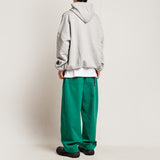 ワイドフィットワンタックパンツ/DAMP WIDE FIT ONE TUCK PANTS_GREEN